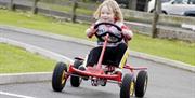 Go karting at Castle Park, Newcastle