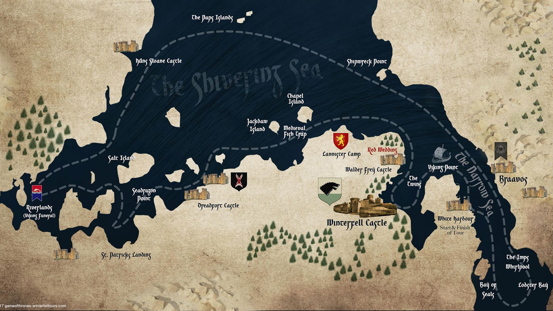 Game of Thrones® Boat Tour – Winterfell Tours