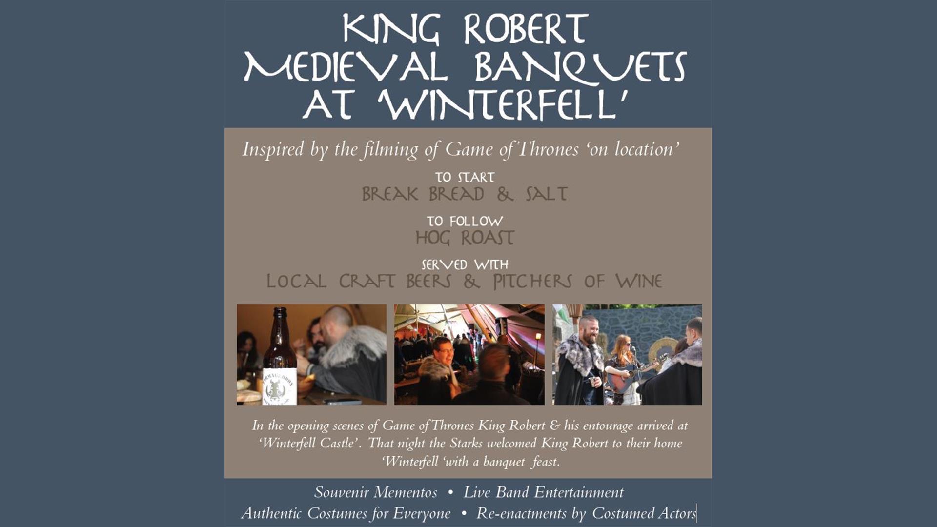 Medieval Banquets at Winterfell Castle & Demesne