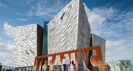 The Titanic Belfast building
