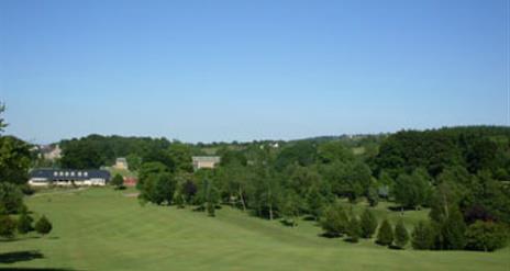 Image of part of the course and the sky