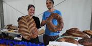 Artisans Spontaneous Deuce showcasing their slow-baked fermented breads at Moira Speciality Food Fair