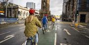 Guided bike tours take you safely through the heart of Belfast City Centre