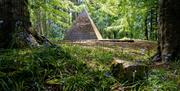 Hidden pyramid at Garvagh Forest