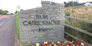 Welcome sign to Carrickmore County Tyrone