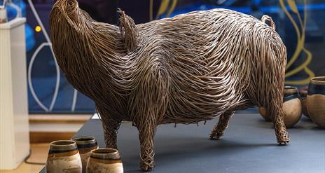Willow pig by Bob Johnston