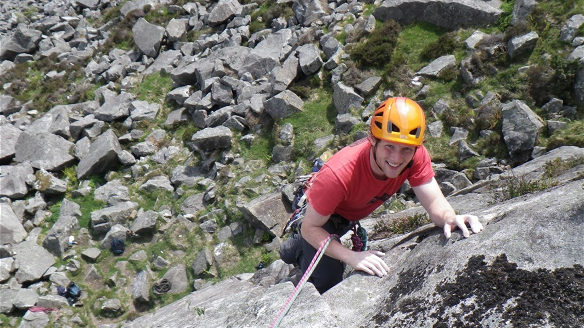 Jonny Parr Climbing