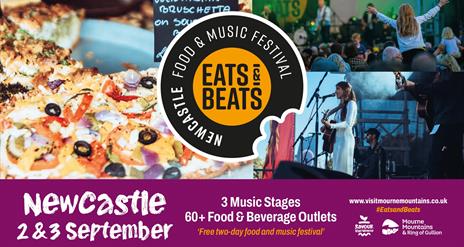 Eats and Beats Festival, event takes place from 2-3 September in Newcastle County Down.