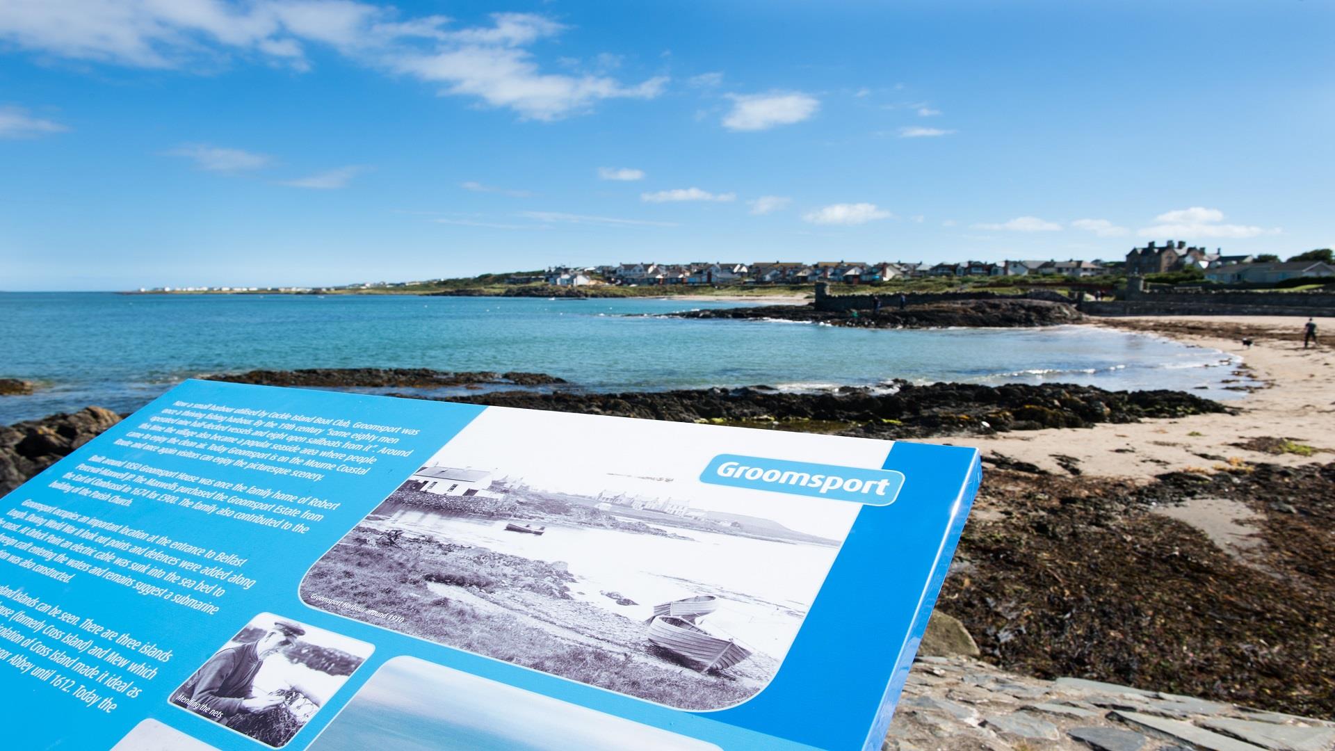 An image of the Groomsport Information sign