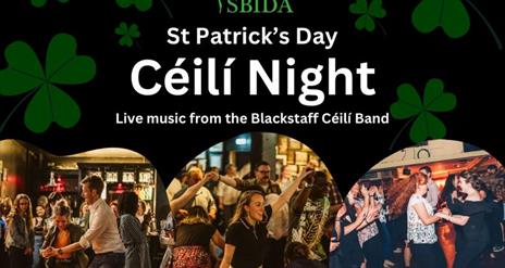 An Irish dancing céilí night