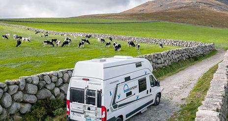 Campervan Hire Northern Ireland. Bunk Campers exploring the Northern Irish Countryside.
