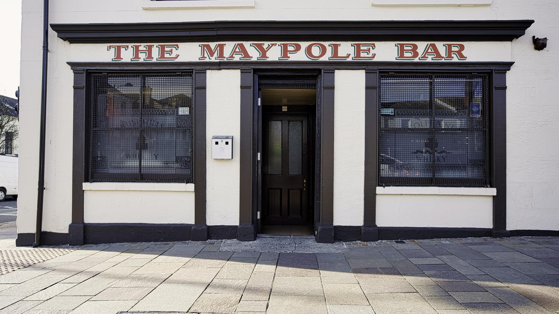 The exterior of The Maypole Bar