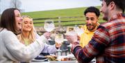 Enjoy grazing plates and the perfect gin and tonic against spectacular views of the County Down countryside within Rademon Estate