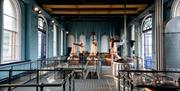 The new stills and equipment for Titanic Distillery blend beautifully with the historic pump house buidling