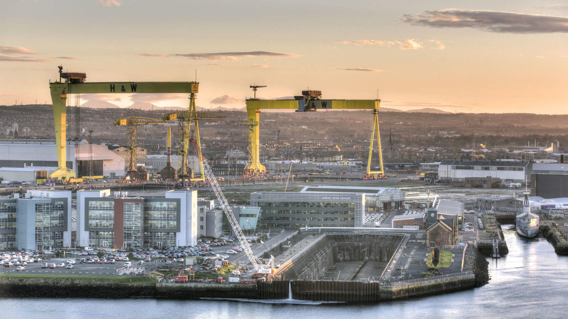 Harland & Wolff Cranes - Samson and Goliath