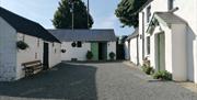 Traceys ancestral home and glass studio nestled in a tradional Irish country cottage courtyard