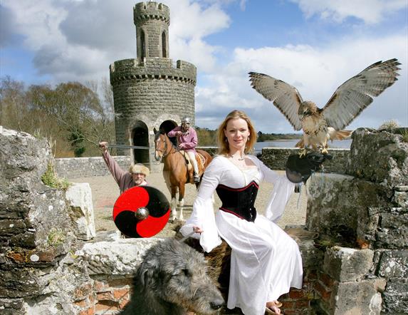 Exciting Living History in the ruins of the old castle
