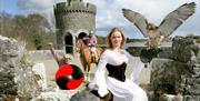 Exciting Living History in the ruins of the old castle