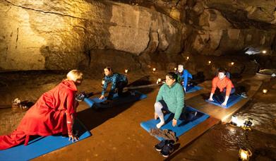 Yoga in Marble Arch Caves