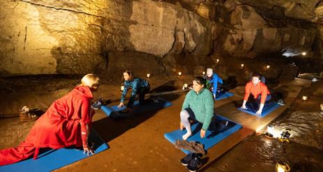 Yoga in Marble Arch Caves