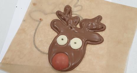 Chocolate Rudolph at The Chocolate Manor