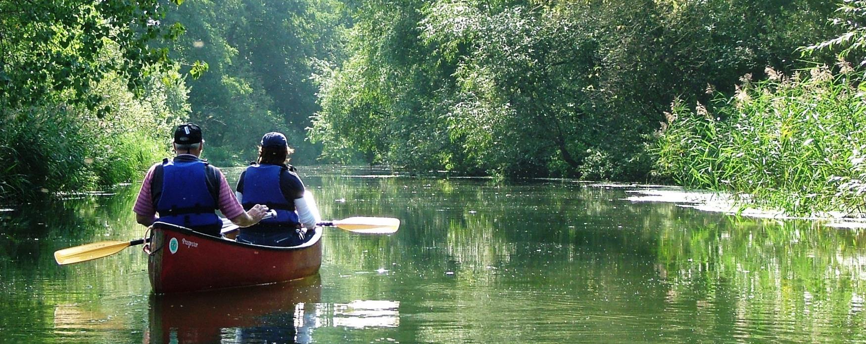 Canoe on the Broads