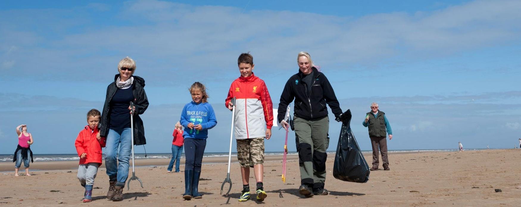 Beach clean