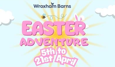 Easter event at Wroxham Barns, featuring egg hunts, baby animals, and family activities this April