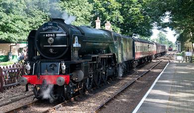 Tornado steams at Holt Station, I McDonald