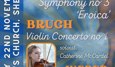 concert flier detailing the event