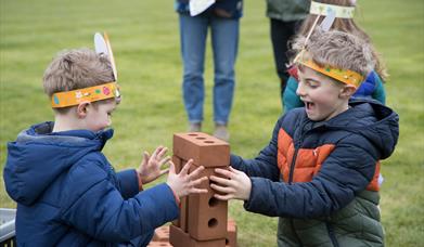 Children enjoy the Easter Trail at Blickling Estate