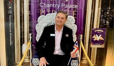 Paul McCarthy on Royal Throne at Chantry Place