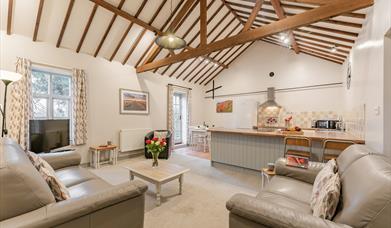 Spacious living room