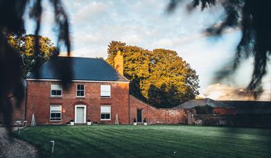 the exterior of Fishley Hall manor house