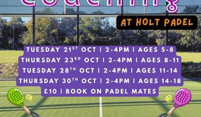 Come and Play Padel at Half Term!