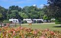 Caravan pitches at Deer's Glade