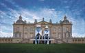 Lynn Chadwick sculpture outside historic Houghton Hall in Norfolk