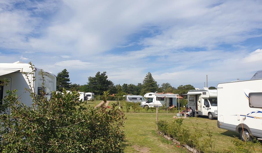 Tents, campervans & motorhomes all welcome at Deepdale Camping & Rooms