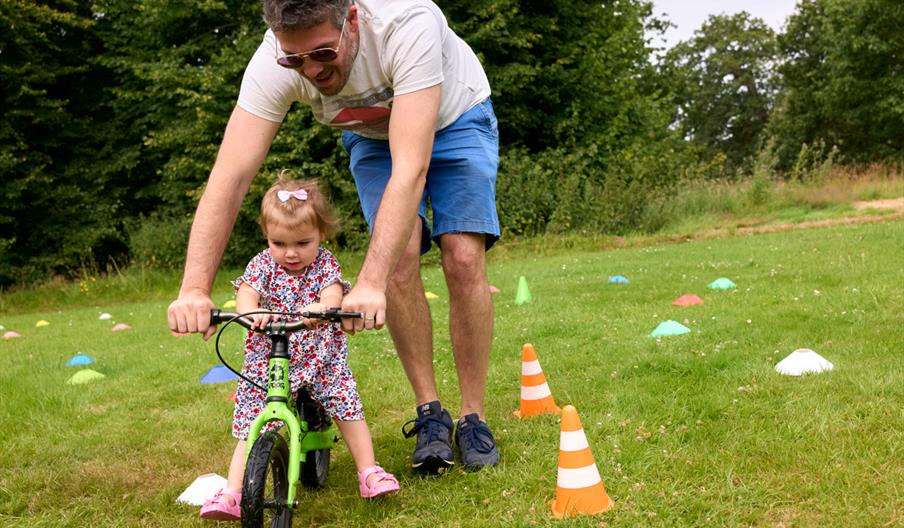 Try balance bikes at Blickling Estate