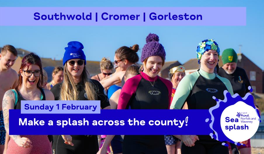 Make a splash across the county for mental health on Sunday 1 February