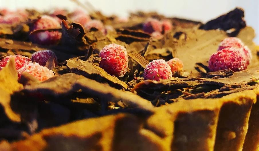 Rich chocolate tart