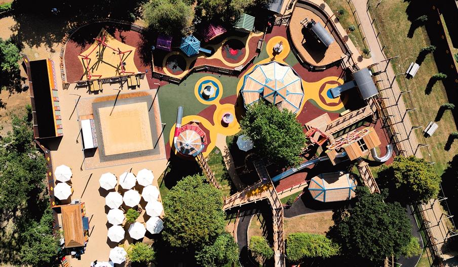 Thursford's Adventure Play Fair Arial View
