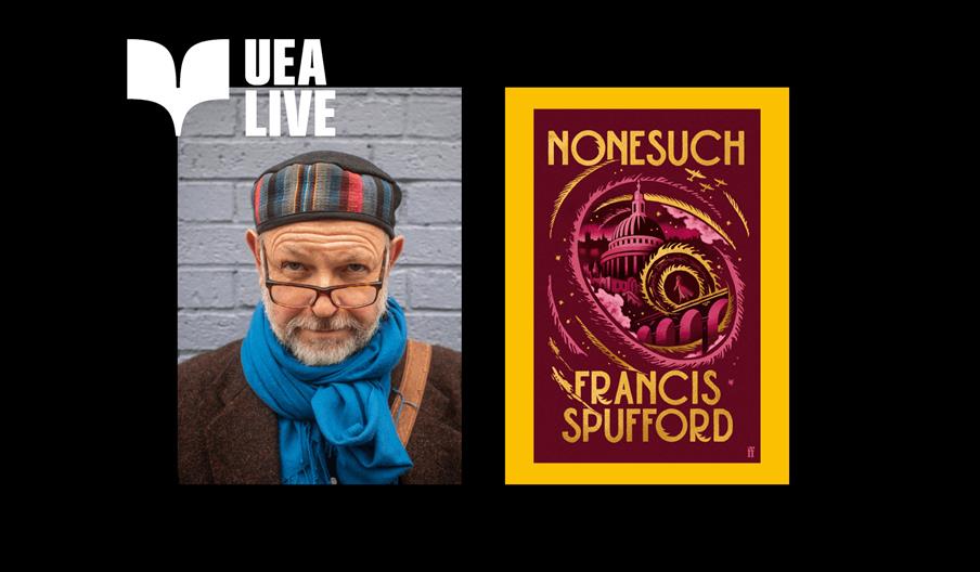 Francis Spufford and book cover 'Nonesuch'