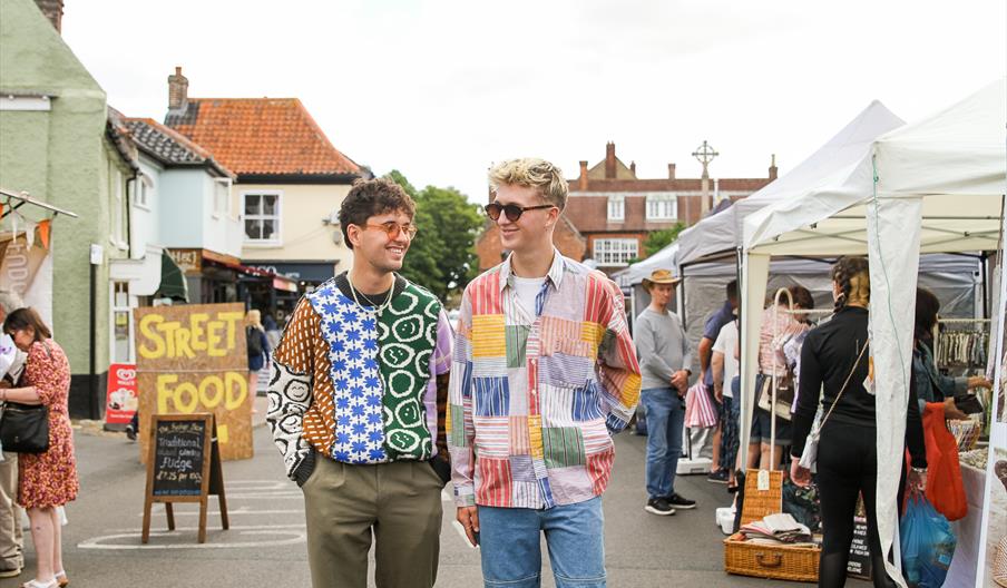 Holt Sunday Market Visitors