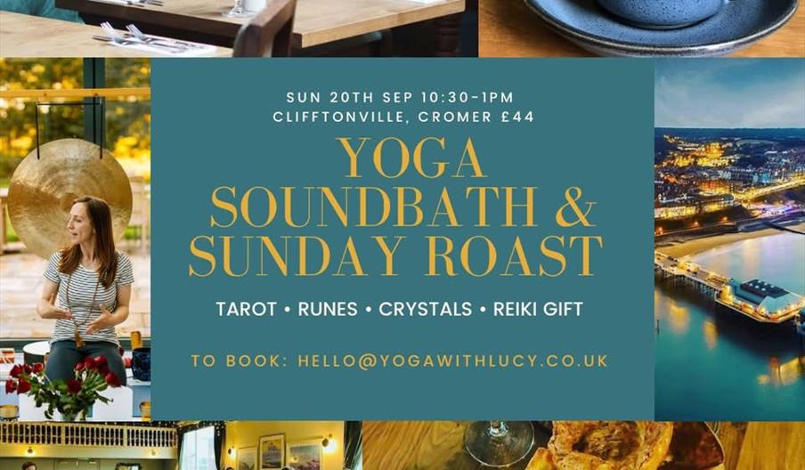 Yoga soundbath Sunday roast