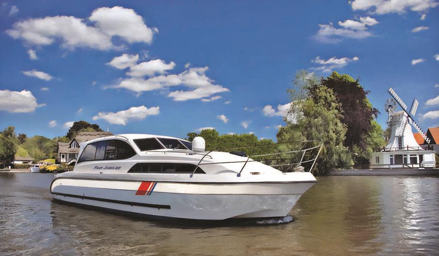 Holiday Charter cruiser the Jubilee on the Norfolk Broads