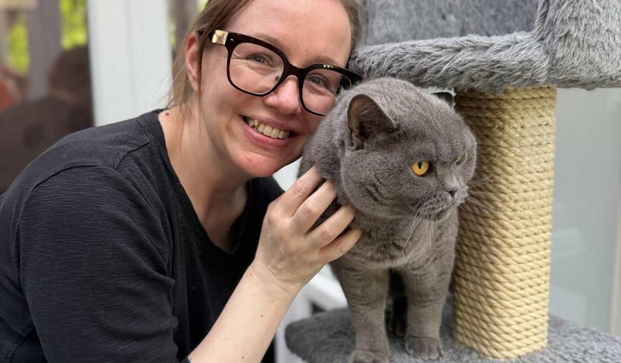 Nichola, owner of Longcroft Luxury Cat Hotel Upwell