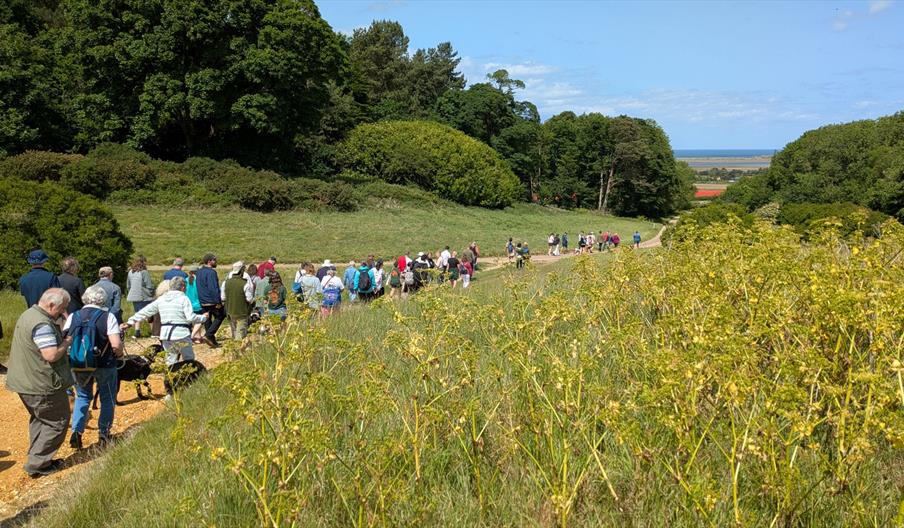 Guided farm walk at Deepdale Farm Open Farm Sunday