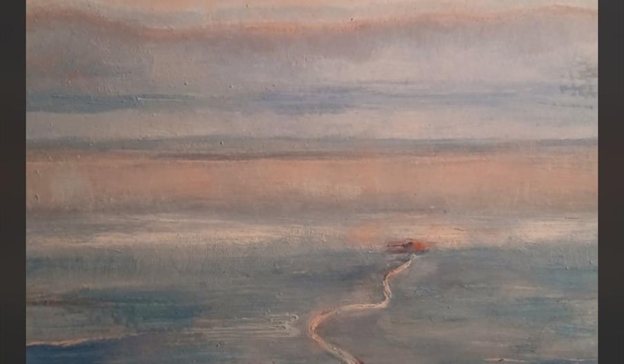 Norfolk Coast. Pinkening Skiess
