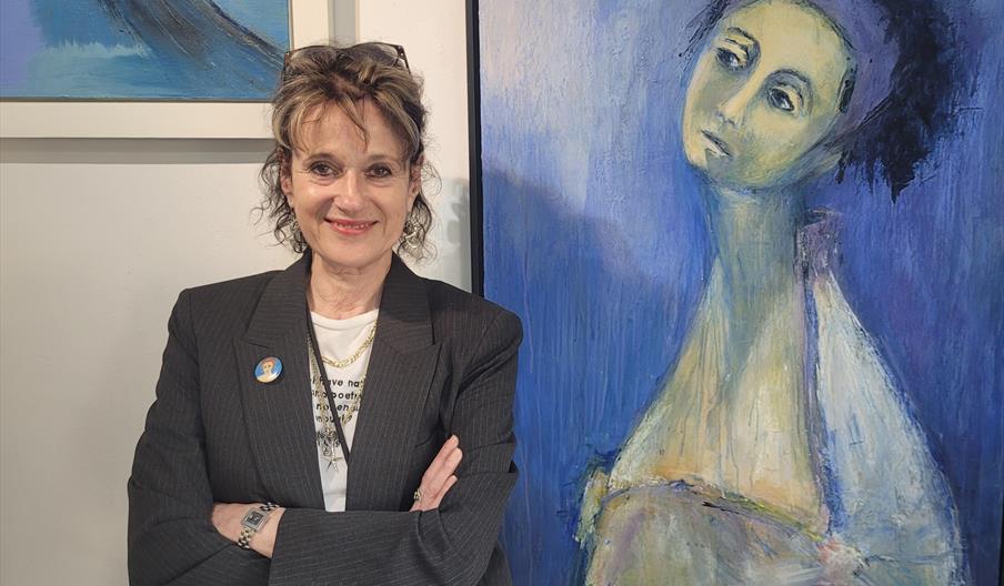 Judy Logan with Miracle Goddess